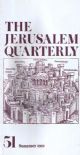 The Jerusalem Quarterly ; Number Fifty One, Summer 1989